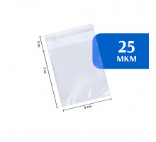 Упаковочный BOPP-пакет с клеевым клапаном 5х7 см