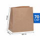 Крафт пакет бурый 180*110*300 (Ш*Г*В) мм (50 шт)