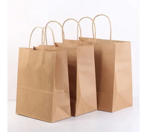 Крафт пакет с кручеными ручками 350х150х450 (50 шт)