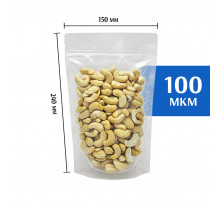 Пакет дой-пак зип-лок прозрачный 150*240 мм. 