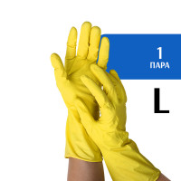 Перчатки хозяйственные L