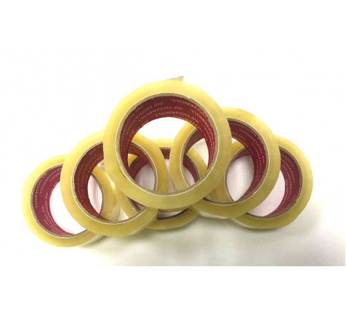 Клейкая лента прозрачная 48мм 66м (скотч)