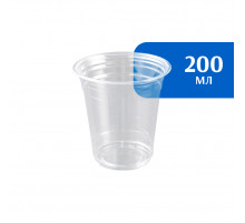 Стакан ПЭТ 200 мл прозр (50 шт)