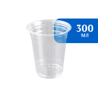 Стакан ПЭТ 300 мл прозр (50 шт)