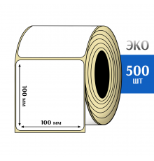 Термоэтикетка ЭКО 100x100 мм (500шт) Eco