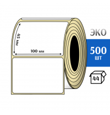 Термоэтикетка ЭКО 100x45 мм (500шт) Eco