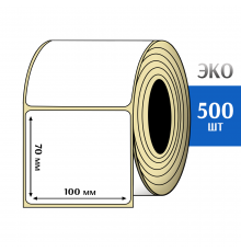 Термоэтикетка ЭКО 100x70 мм (500шт) Eco