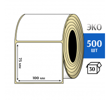 Термоэтикетка ЭКО 100x75 мм (500шт) Eco