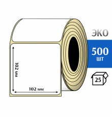 Термоэтикетка ЭКО 102x102 мм (500шт) Eco