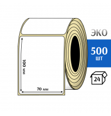 Термоэтикетка ЭКО 70x100 мм (500шт) Eco