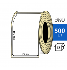 Термоэтикетка ЭКО 70x150 мм (500шт) Eco