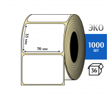 Термоэтикетка ЭКО 70x35 мм (1000шт) Eco