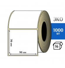 Термоэтикетка ЭКО 90x70 мм (1000шт) Eco