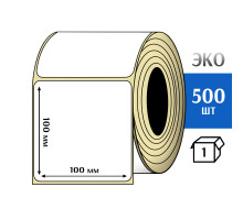 Термоэтикетка ЭКО 100x100 мм (500шт) Eco