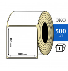 Термоэтикетка ЭКО 100x100 мм (500шт) Eco