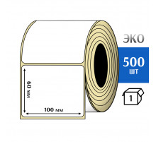 Термоэтикетка ЭКО 100x60 мм (500шт) Eco