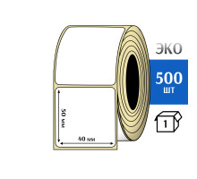 Термоэтикетка ЭКО 40x50 мм (500шт) Eco