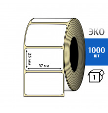 Термоэтикетка ЭКО 47x25 мм (1000шт) Eco