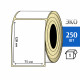 Термоэтикетка ЭКО 75x120 мм (250шт) Eco