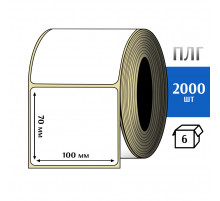 Термотрансферная этикетка ПЛГ 100х70 (2000) COAT 76 втулка