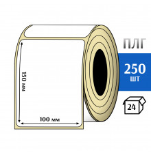Термотрансферная этикетка ПЛГ 100x150 (250) COAT