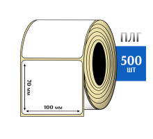 Термотрансферная этикетка ПЛГ 100х70 (500) COAT