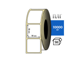 Термотрансферная этикетка ПЛГ 18х18 (10000) COAT
