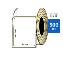 Термотрансферная этикетка ПЛГ 70х100 (500) COAT