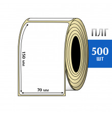 Термотрансферная этикетка ПЛГ 70х150 (500) COAT
