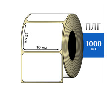 Термотрансферная этикетка ПЛГ 70х35 (1000) COAT