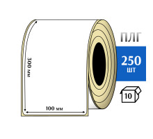 Термотрансферная этикетка ПЛГ 100x300 (250) COAT