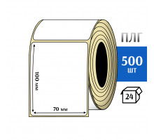 Термотрансферная этикетка ПЛГ 70х100 (500) COAT