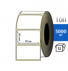 Термоэтикетка ТОП 43х25 (5000шт) TOP