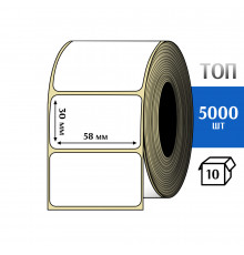 Термоэтикетка ТОП 58x30 (5000шт) TOP