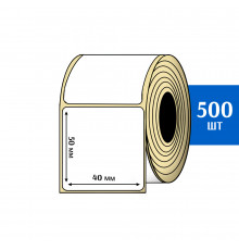 Термоэтикетка ЭКО 40x50 мм (500шт) Eco