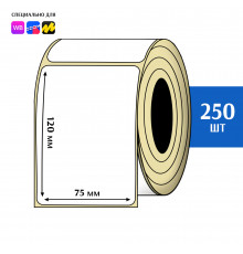 Термоэтикетка ЭКО 75x120 мм (250шт) Eco
