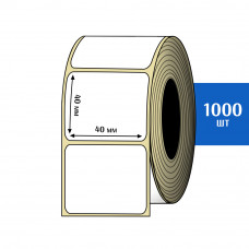 Термоэтикетка ЭКО 40x40 мм (1000шт) Eco