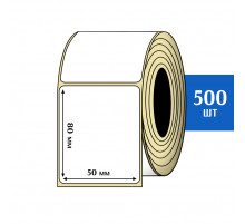 Термоэтикетка ЭКО 50x80 мм (500шт) Eco