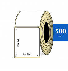 Термоэтикетка ЭКО 50x80 мм (500шт) Eco