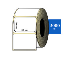 Термоэтикетка ЭКО 58x40 мм (5000шт) Eco