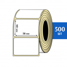 Термоэтикетка ЭКО 58x40 мм (500шт) Eco