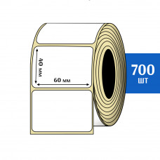 Термоэтикетка ЭКО 60x40 мм (700шт) Eco