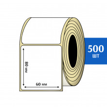 Термоэтикетка ЭКО 60x80 мм (500шт) Eco