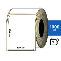Термоэтикетка ЭКО 100x120 мм (1000шт) Eco