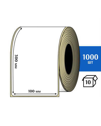 Термоэтикетка ЭКО 100x300 мм (250шт) Eco