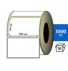 Термоэтикетка ЭКО 100x35 мм (1000шт) Eco