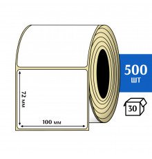 Термоэтикетка ЭКО 100x72 мм (500шт) Eco