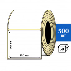 Термоэтикетка ЭКО 100x75 мм (500шт) Eco