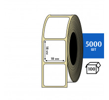 Термоэтикетка ЭКО 18x18 мм (5000шт) Eco