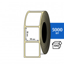 Термоэтикетка ЭКО 18x18 мм (5000шт) Eco